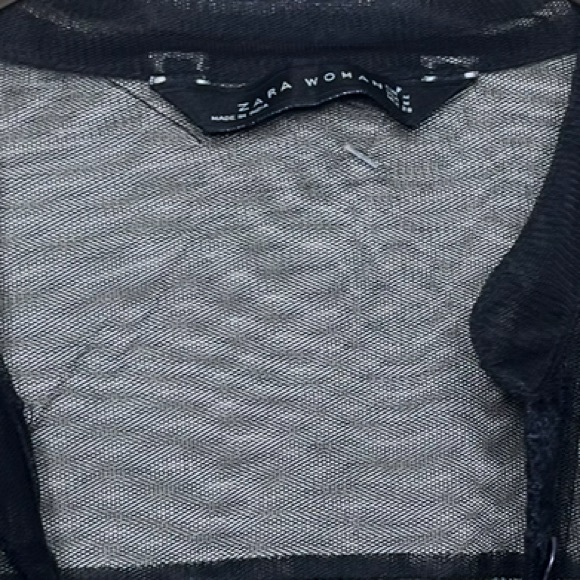 Zara Woman Long Floral Embroidered Cardigan - Picture 7 of 12